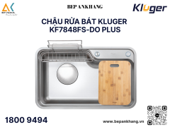 Chậu Rửa Bát 1 Hố Kluger KF7848FS-DO Plus - Inox 304 Posco - Linen dập nổi